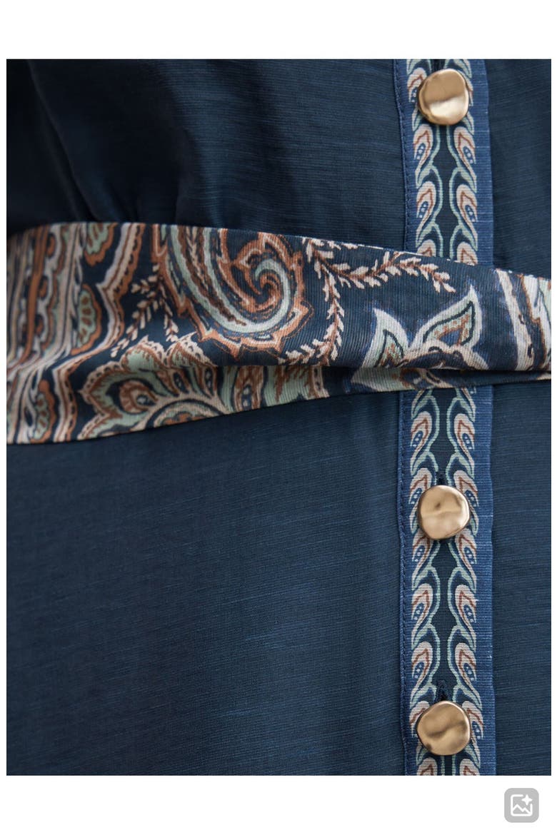 Lucena Print Long Sleeve Midi Dress, Alternate, color, DARK LUCENA PAISLEY