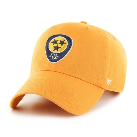 Men's '47 Gold Nashville Predators Alternate Clean Up Adjustable Hat