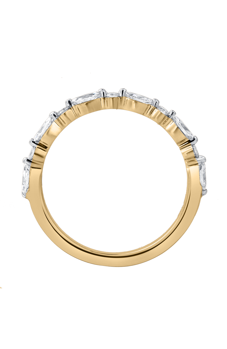 LuvMyJewelry Olivia 14K Gold Marquise Lab Grown Diamond Band Ring - 0.50 Cts, Alternate, color, 14K Yellow Gold
