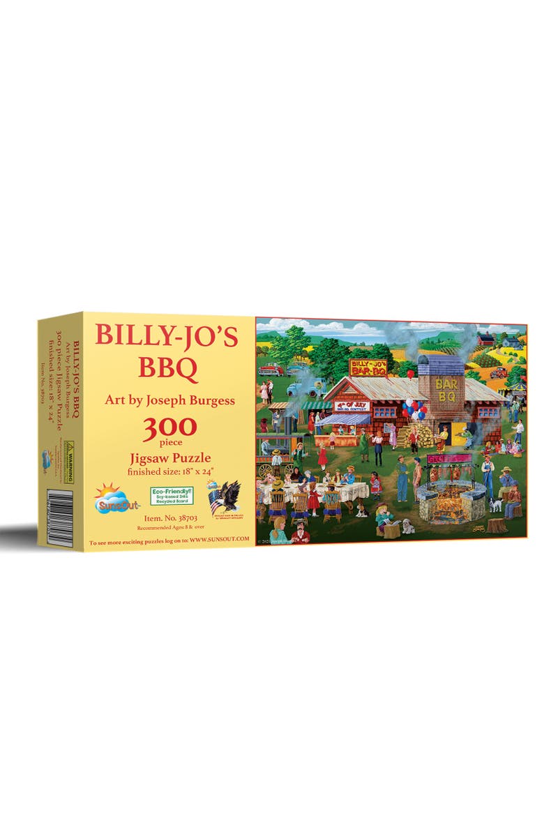 Sunsout Billy Jo's BBQ 300 piece Jigsaw Puzzle for Adults, Main, color, Multicolor