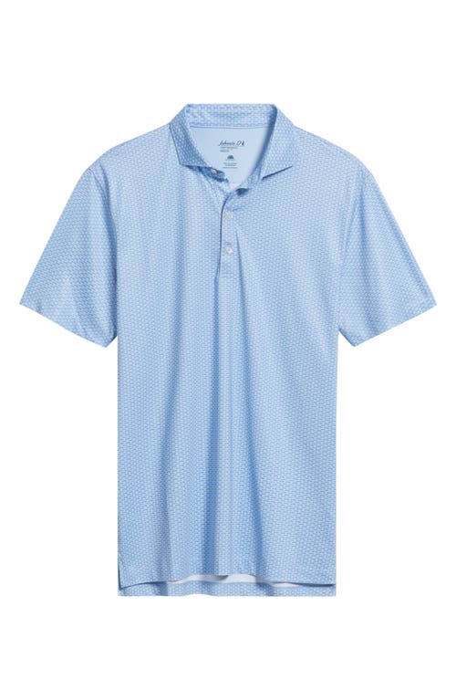 Johnnie-o Coupe Performance Jersey Polo In Blue