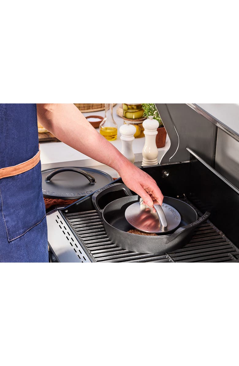 Le Creuset Stainless Steel Grill Press, Alternate, color, Stainless Steel