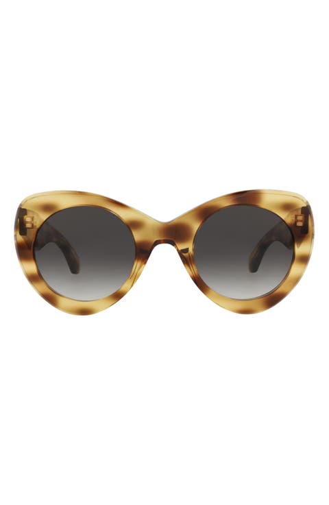51mm Cat Eye Gradient Sunglasses