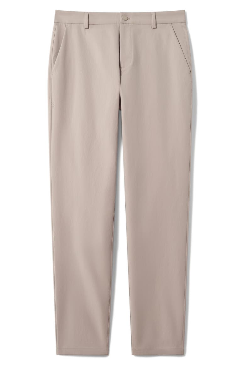 Gotham Slim Fit Water Repellent Pants, Alternate, color, FOSSIL GRAY