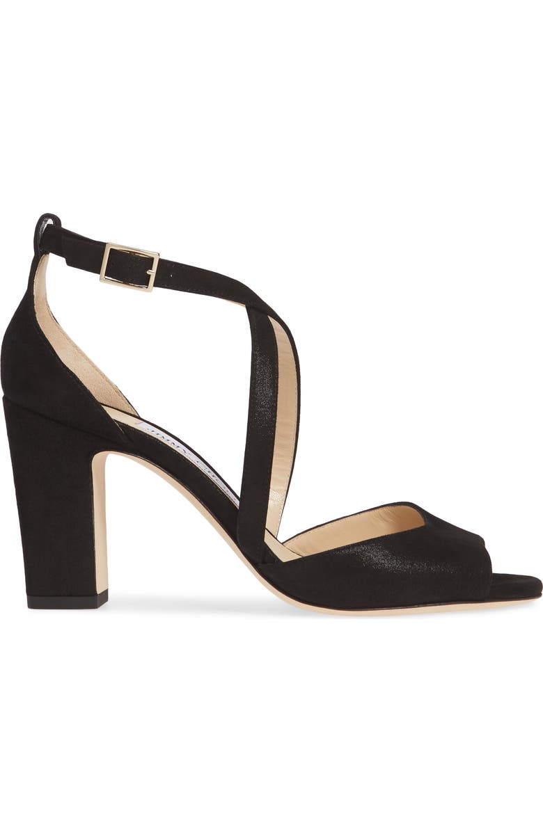 Jimmy Choo Carrie Shimmer Sandal, Alternate, color,