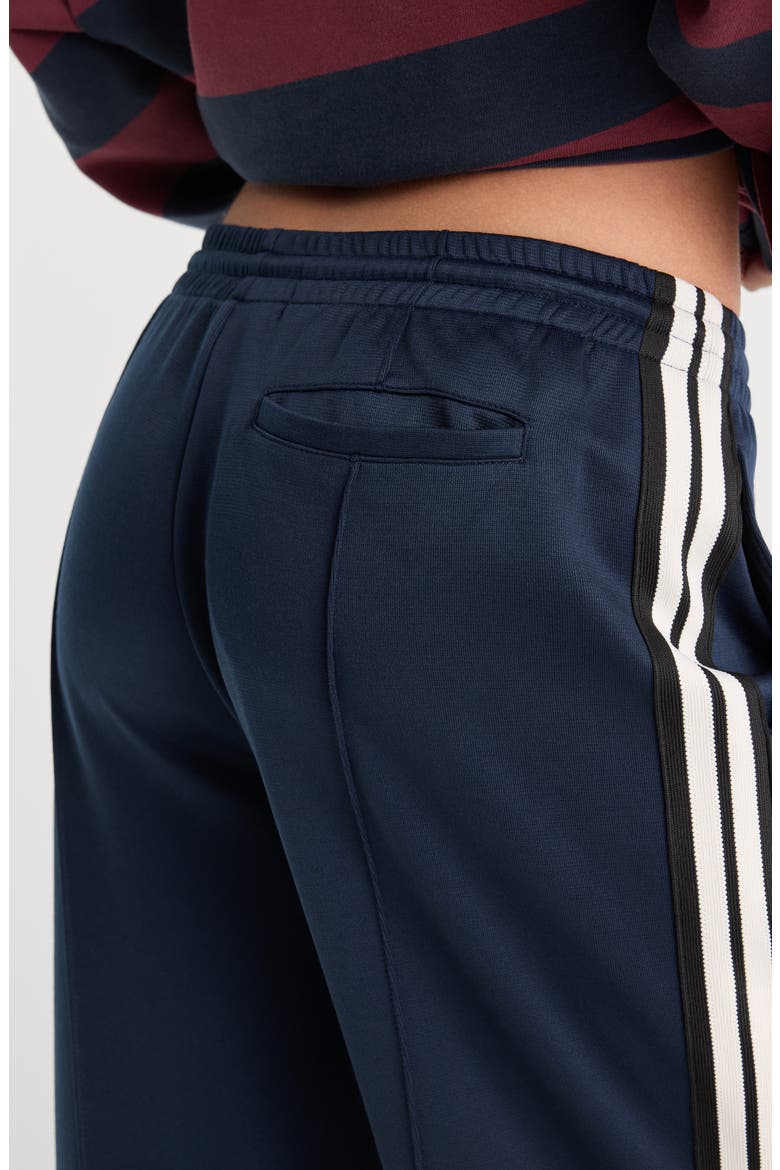 The Track Pant Wide Leg Pants, Alternate, color, NEW NAVY002