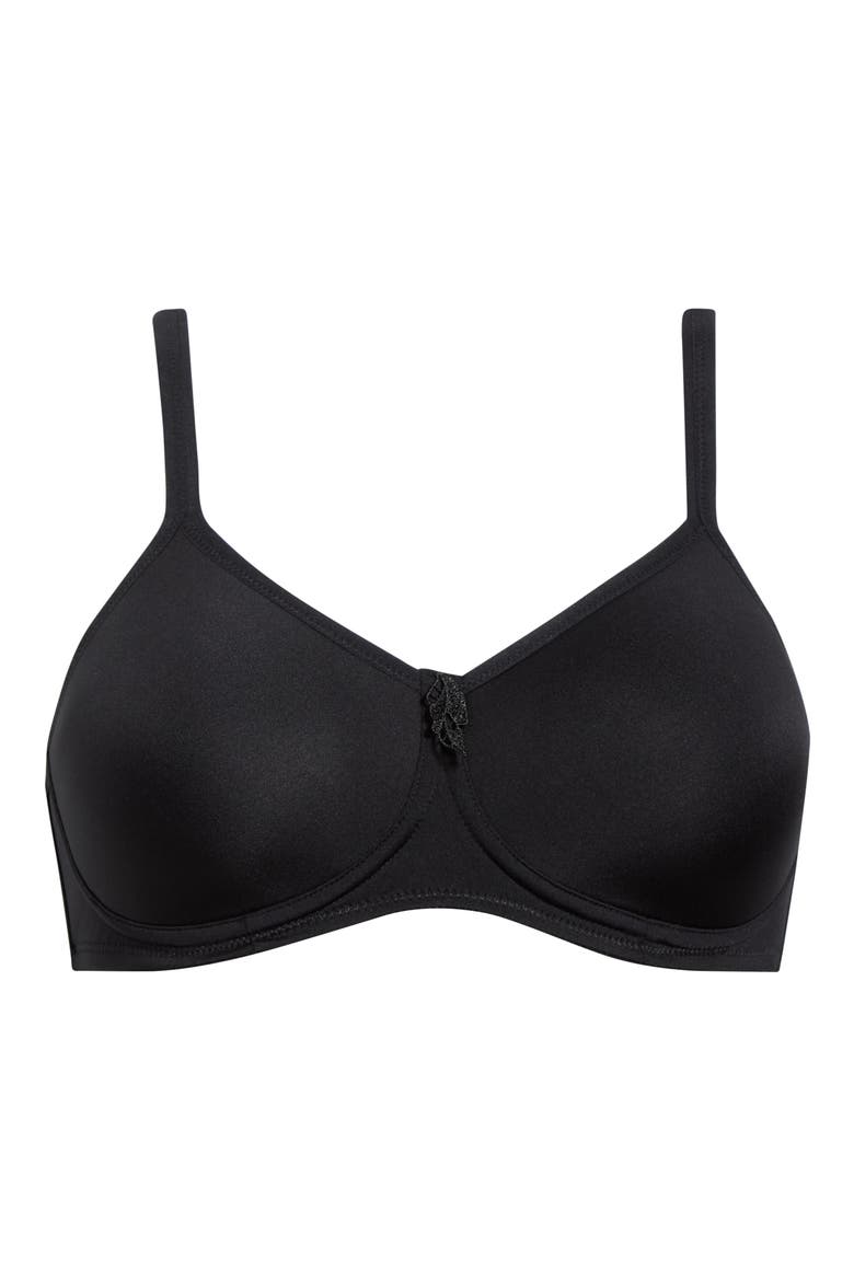 Lara Soft Cup Bra, Alternate, color, BLACK
