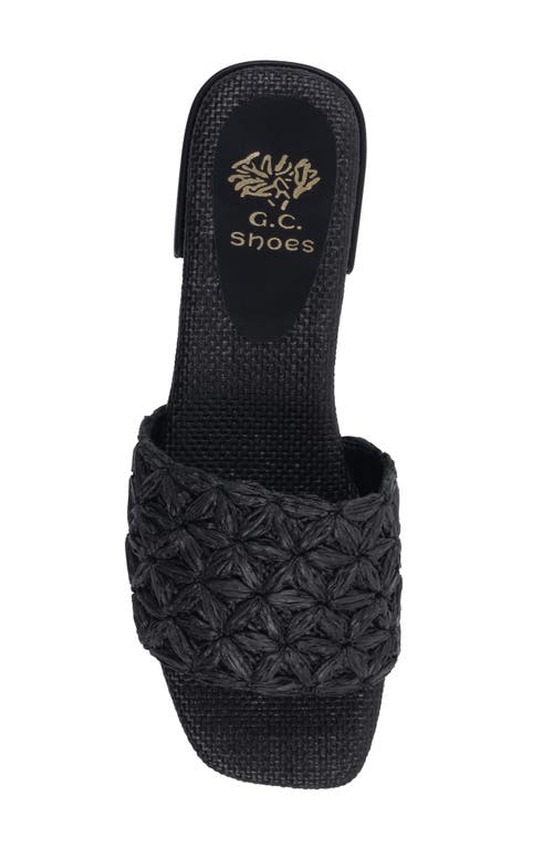 Gc Shoes Kendra Slide Sandal In Black