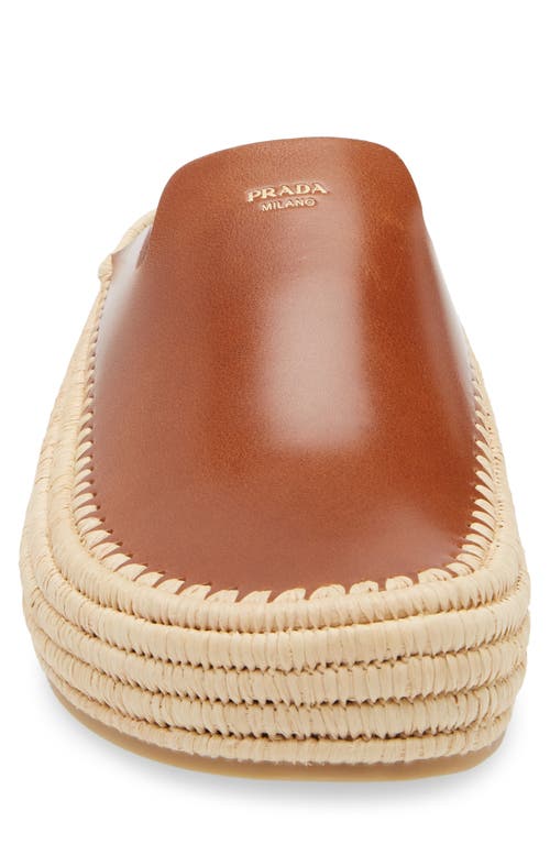 Prada Espadrille Mule In Neutral