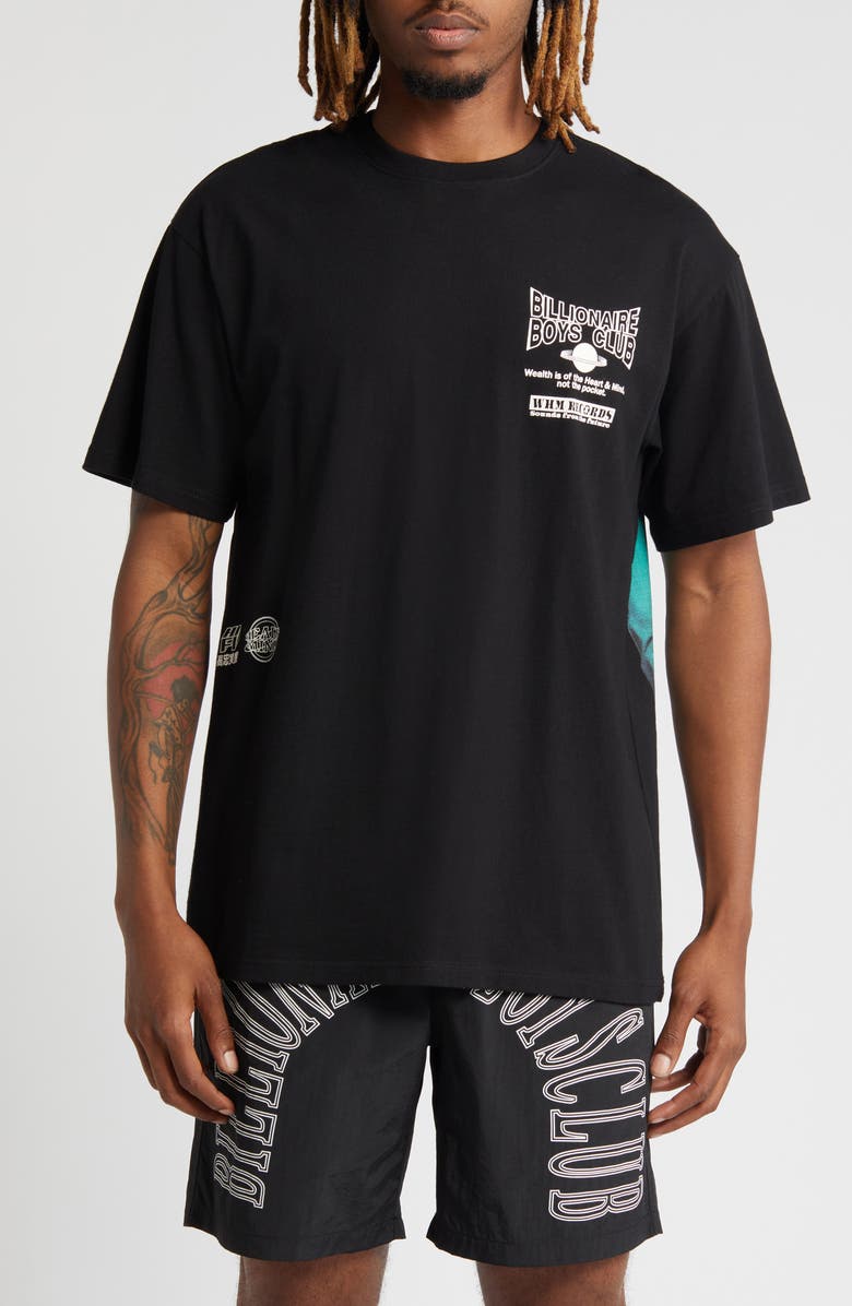 Billionaire Boys Club Whim Records Cotton Graphic T-Shirt, Main, color, 
