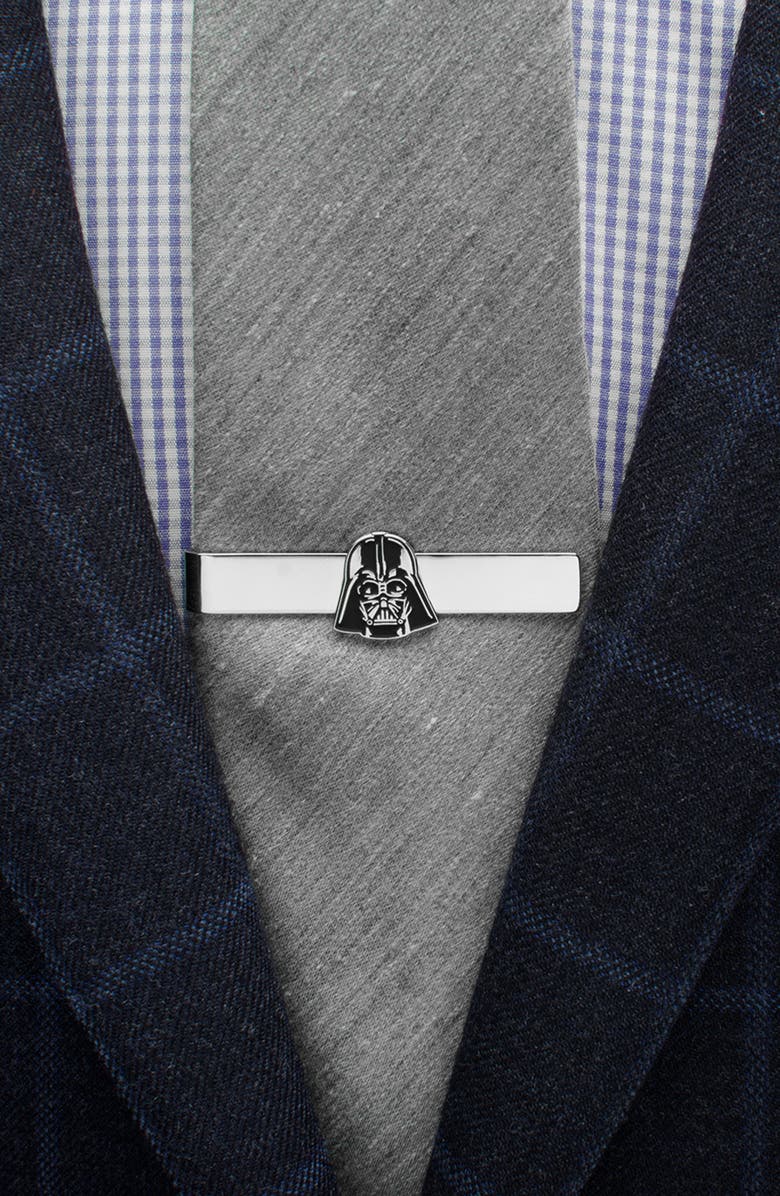 Cufflinks, Inc. Star Wars<sup>™</sup> - Darth Vader Tie Bar, Alternate, color, Silver