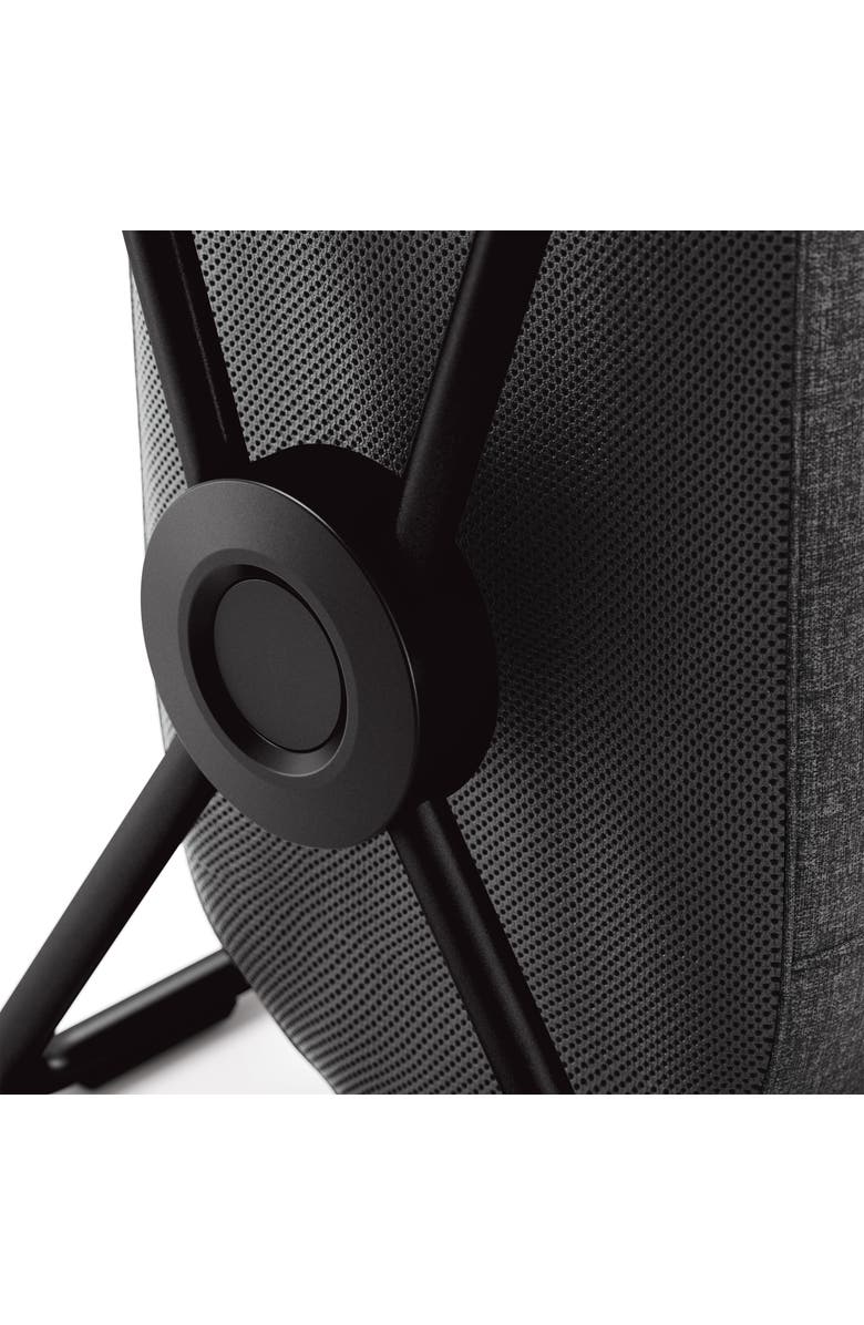 simplehuman single x-frame laundry hamper with heavy-gauge steel frame, Alternate, color, Matte Black