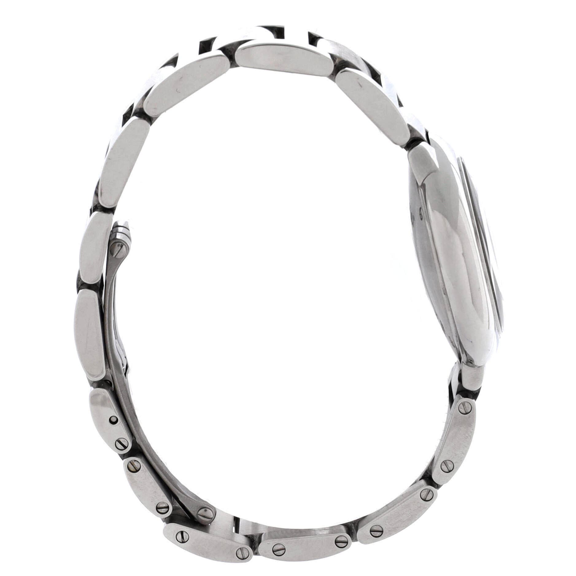 Ballon Bleu de Cartier Quartz Watch Stainless Steel with Diamond Markers 28, Alternate, color, Metallic Silver