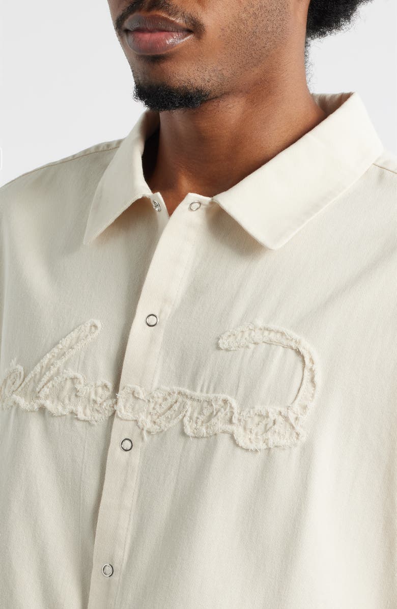 Elwood Cut Out Appliqué Snap-Up Shirt, Alternate, color, Parlor