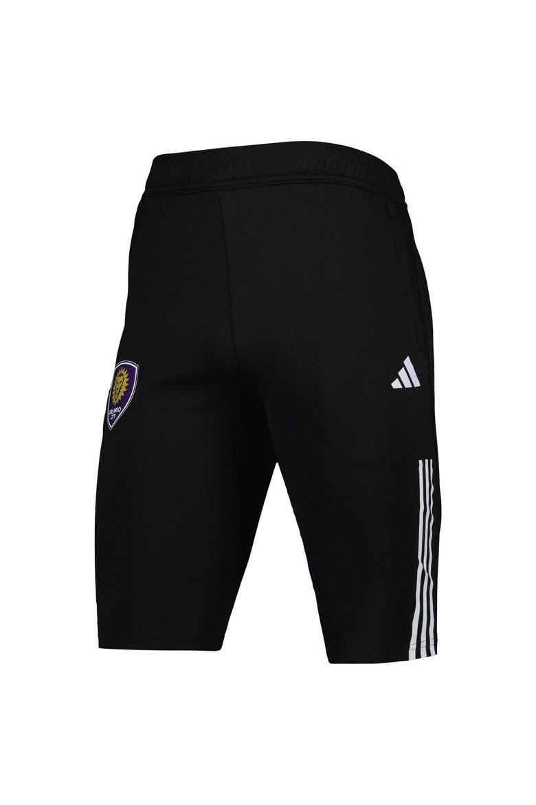 Men's adidas Black Orlando City SC 2023 On-Field Training AEROREADY Half Pants, Alternate, color, Black