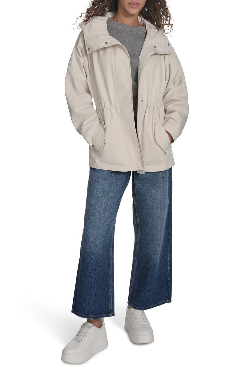 Levi's Hooded Water Resistant Jacket, Alternate, color, Almond Milk