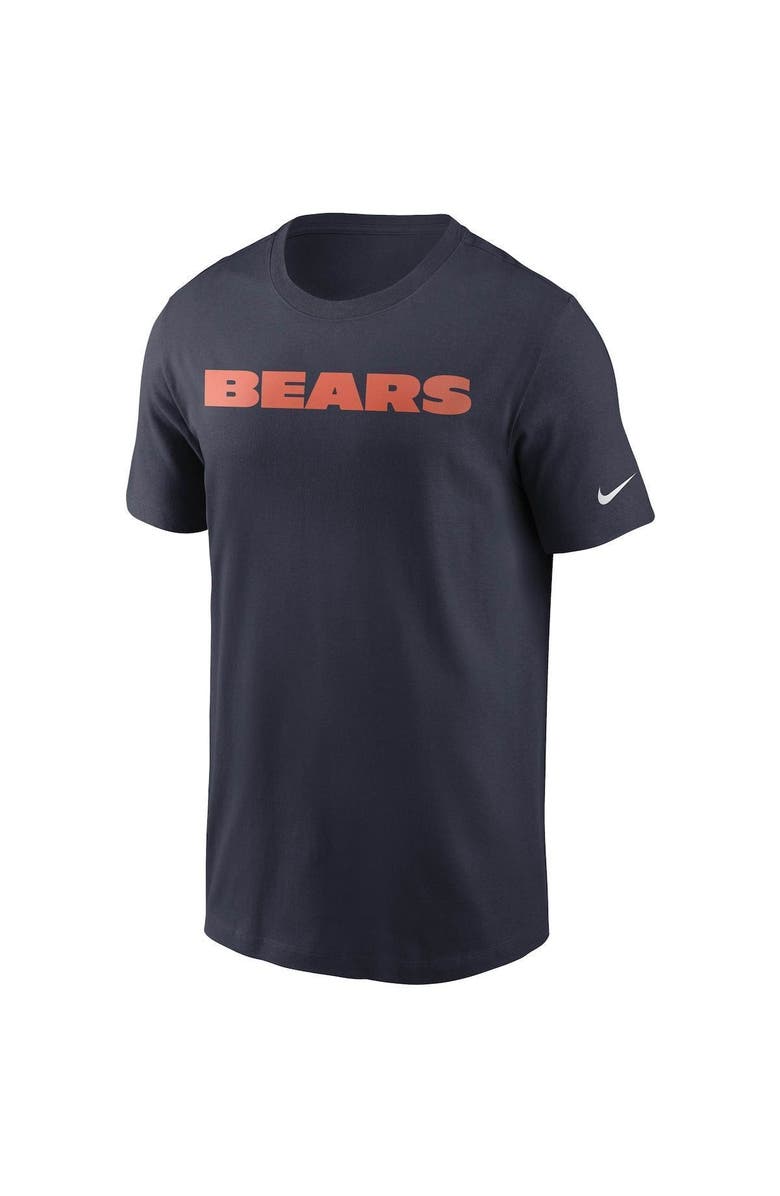 Nike Men's Nike Navy Chicago Bears Team Wordmark T-Shirt, Alternate, color, Navy