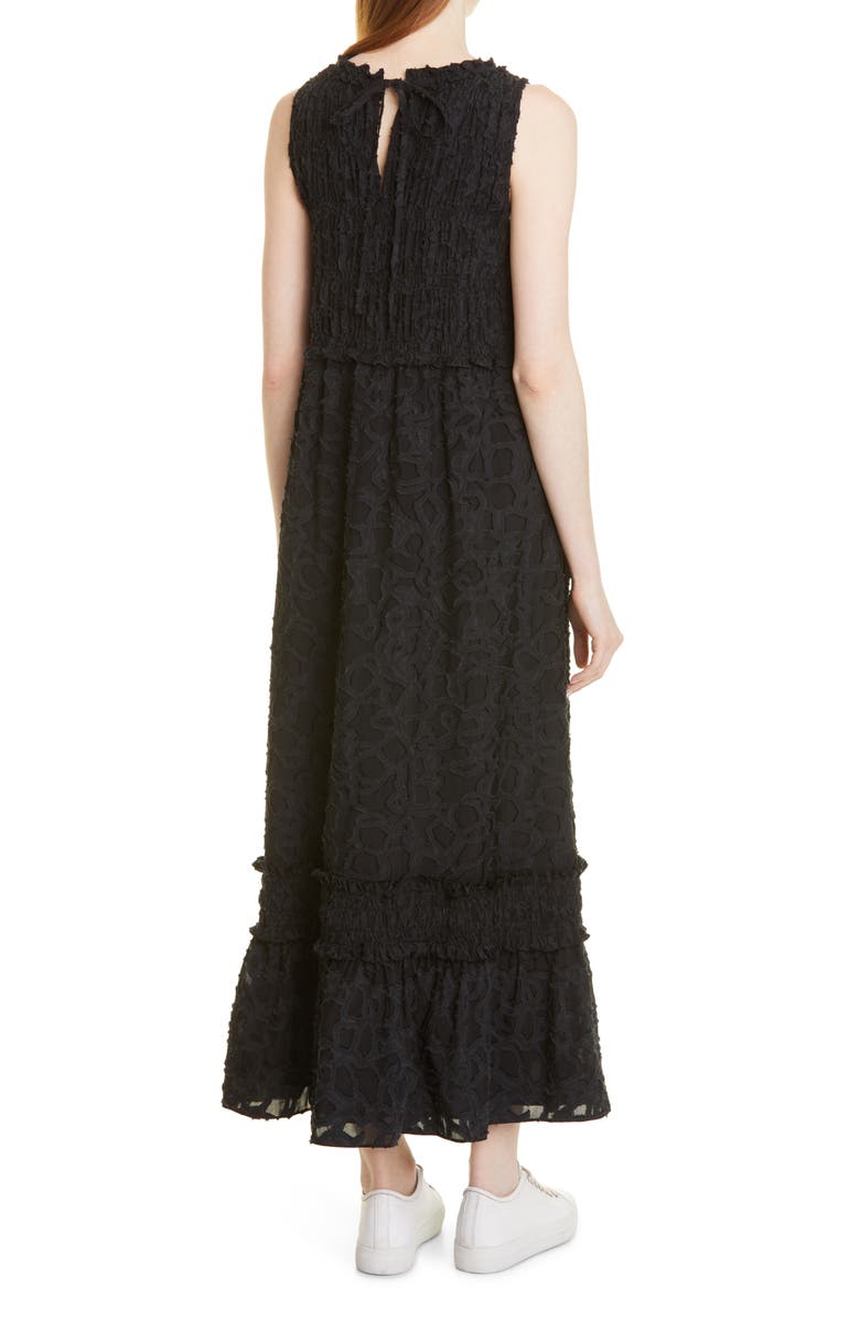 Club Monaco Smocked Tank Maxi Dress, Alternate, color,