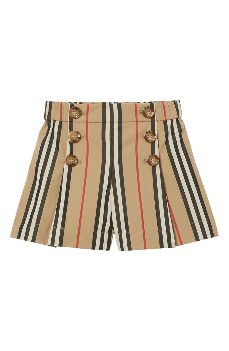 Burberry Tamara Icon Stripe Sailor Shorts, Main, color, 
