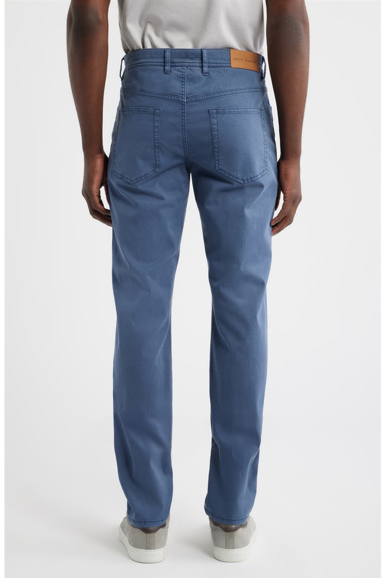 Savannah Straight Leg Twill 5-Pocket Pants, Alternate, color, INDIGO
