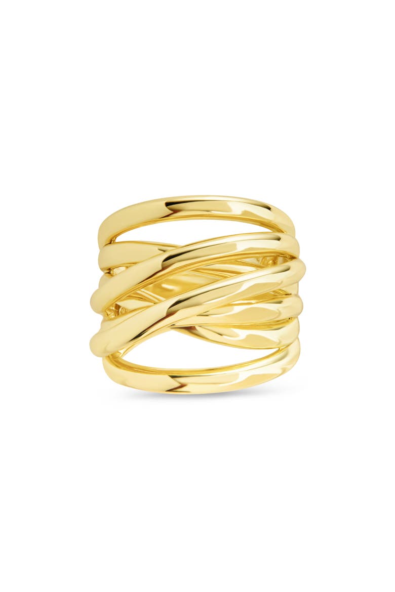 Rebecca Layered Band Ring, Main, color, GOLD