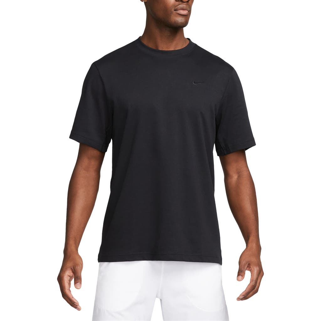 Nike Primary Training Dri-fit Short Sleeve T-shirt In Black