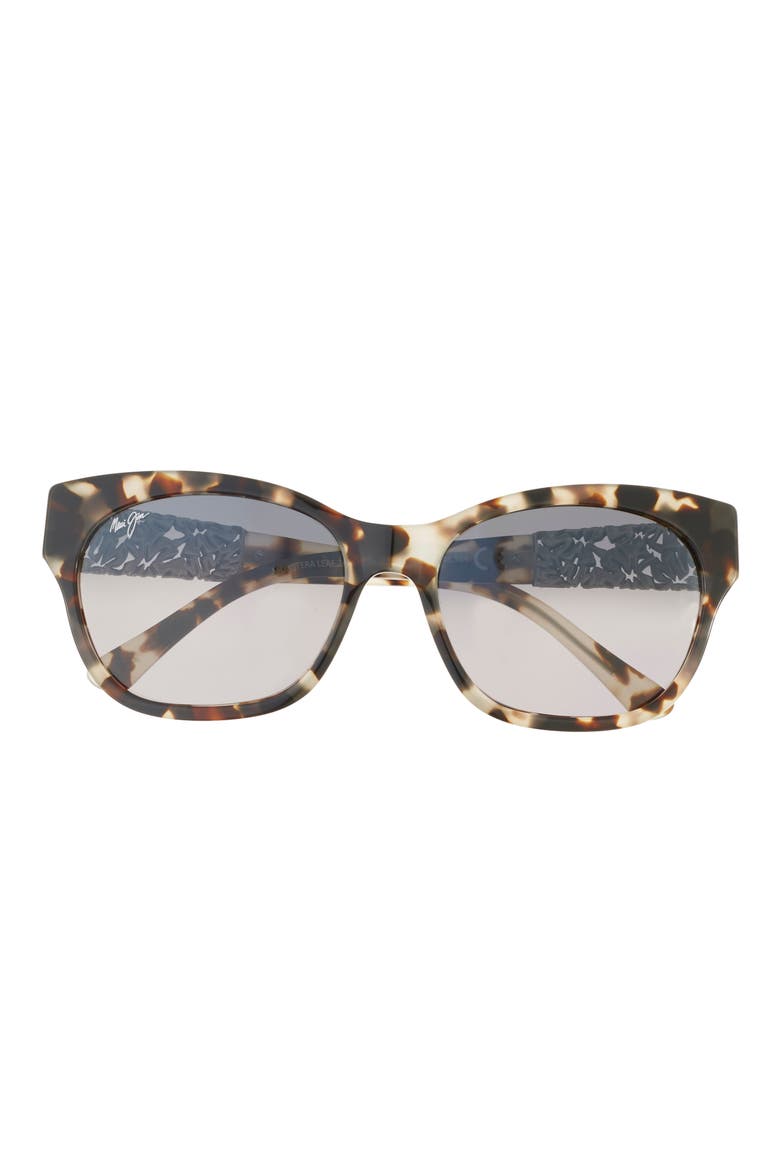 57mm Core Square Polarized Sunglasses, Main, color, TORTOISE TORTOISE GREY