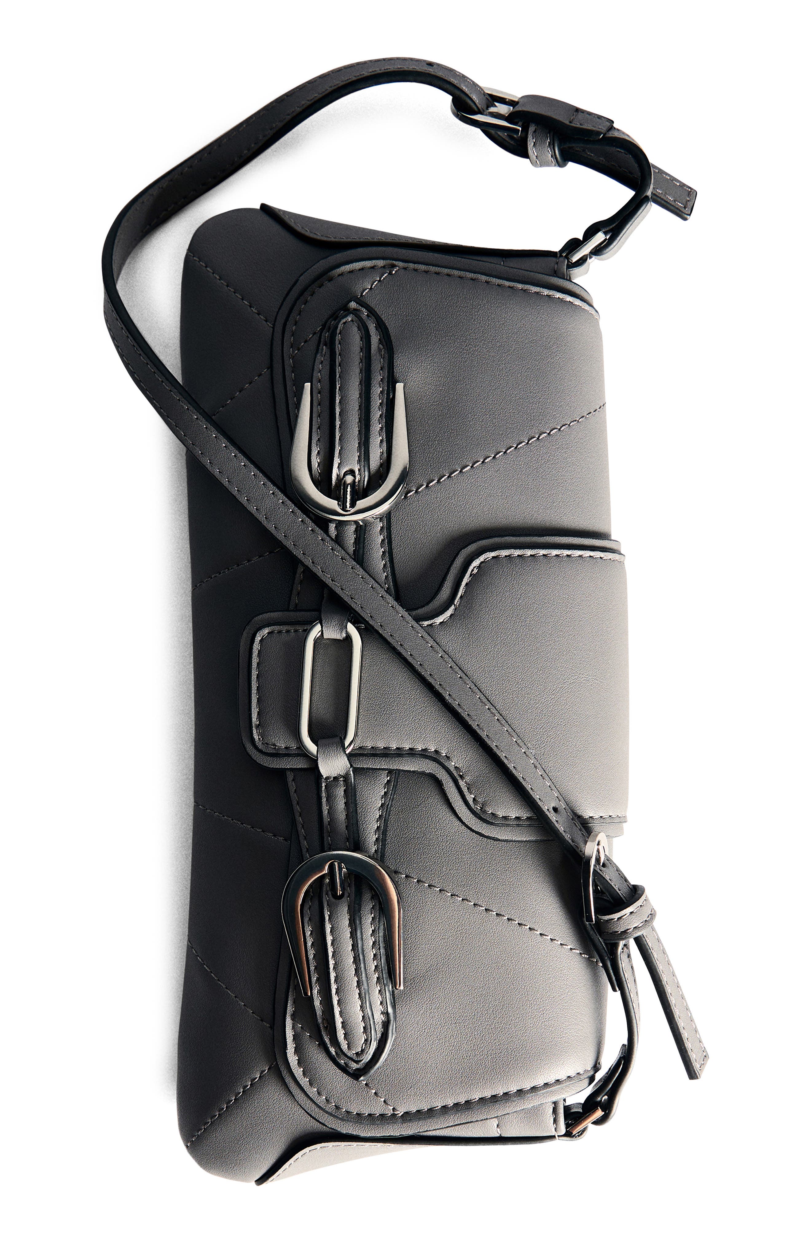 MANGO Faux Leather Shoulder Bag, Alternate, color, 