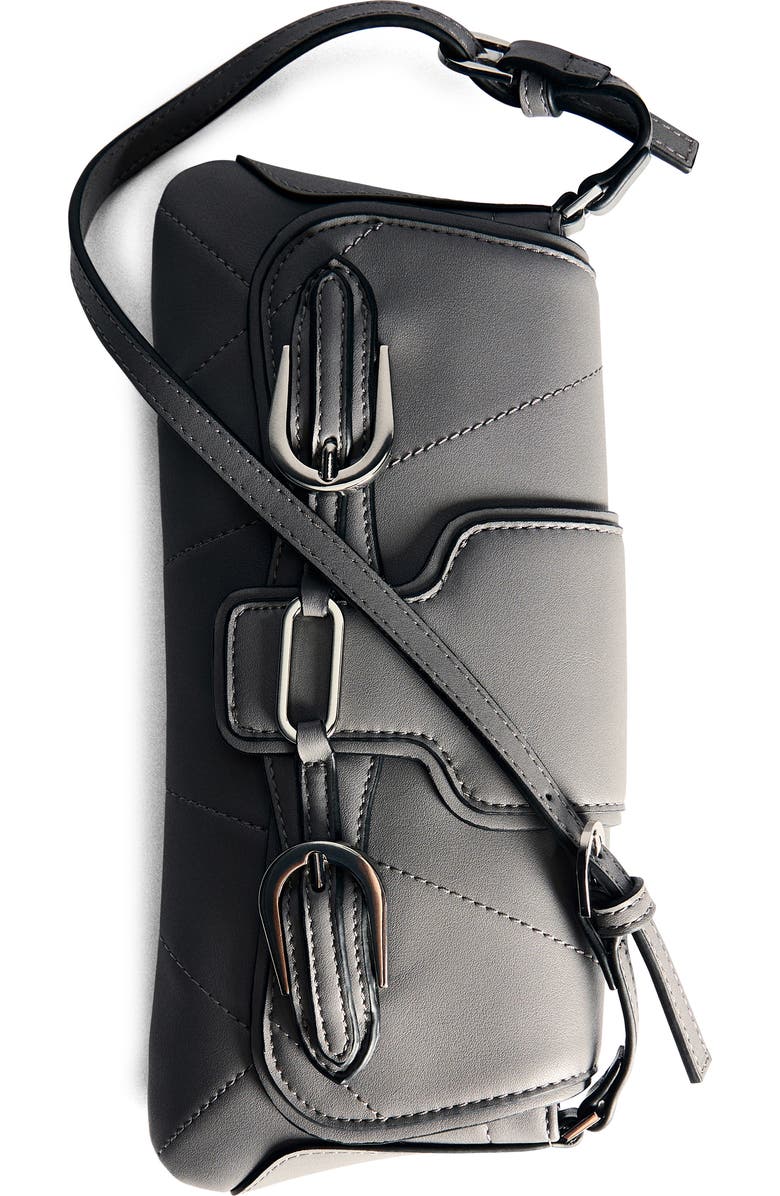 MANGO Faux Leather Shoulder Bag, Alternate, color,