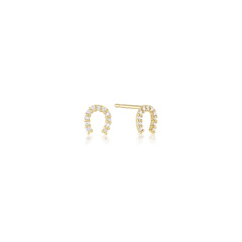 Alpine 14k Gold Diamond Studs