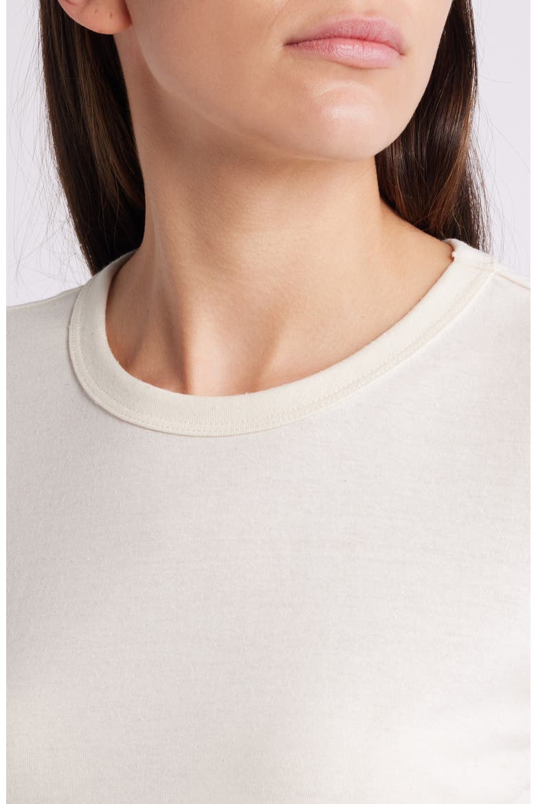 Re-Spun Signature Crewneck T-Shirt, Alternate, color, NATURAL