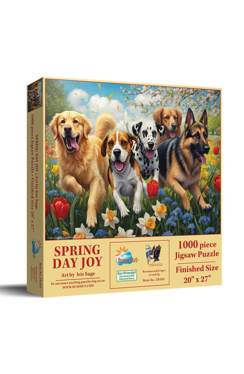 Sunsout Spring Day Joy 1000 piece Jigsaw Puzzle for Adults, Main, color, Multicolor