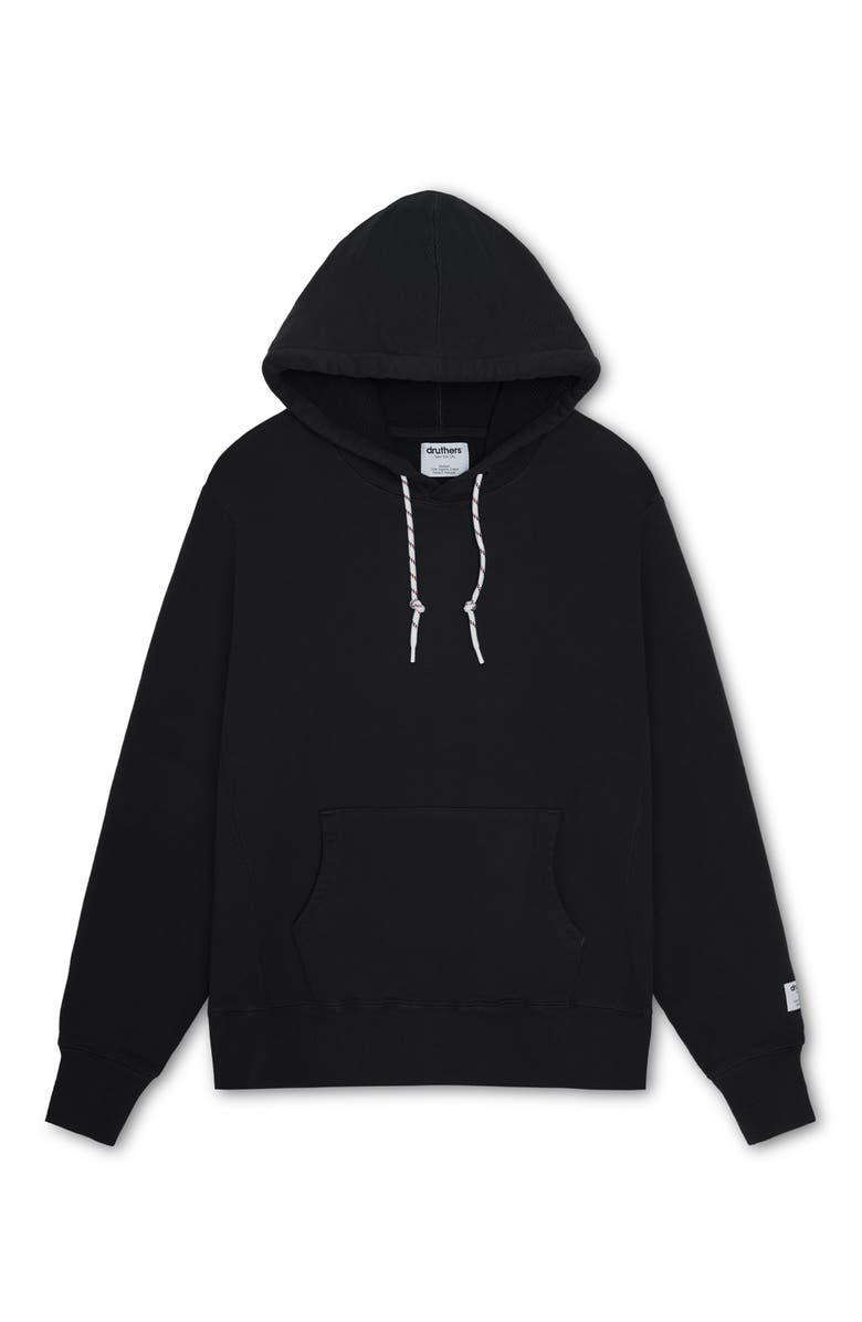 Druthers NYC Organic Cotton 685 GSM French Terry Hooded Sweatshirt, Main, color,