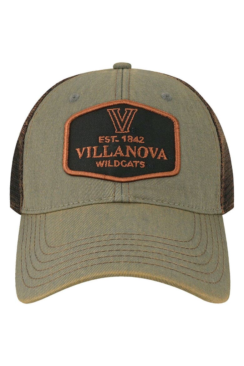 Men's Gray Villanova Wildcats Practice Old Favorite Trucker Snapback Hat, Alternate, color, Gray