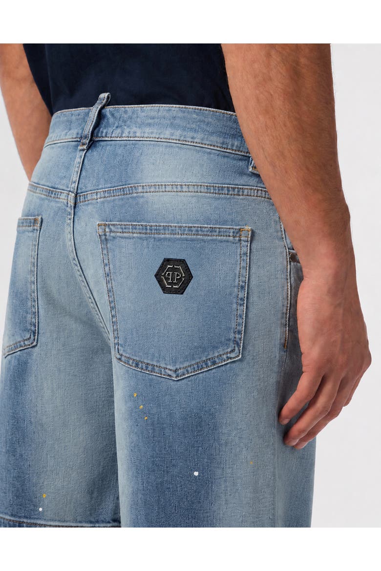 Denim Formentera Shorts Basic Men, Alternate, color, Strong Ocean