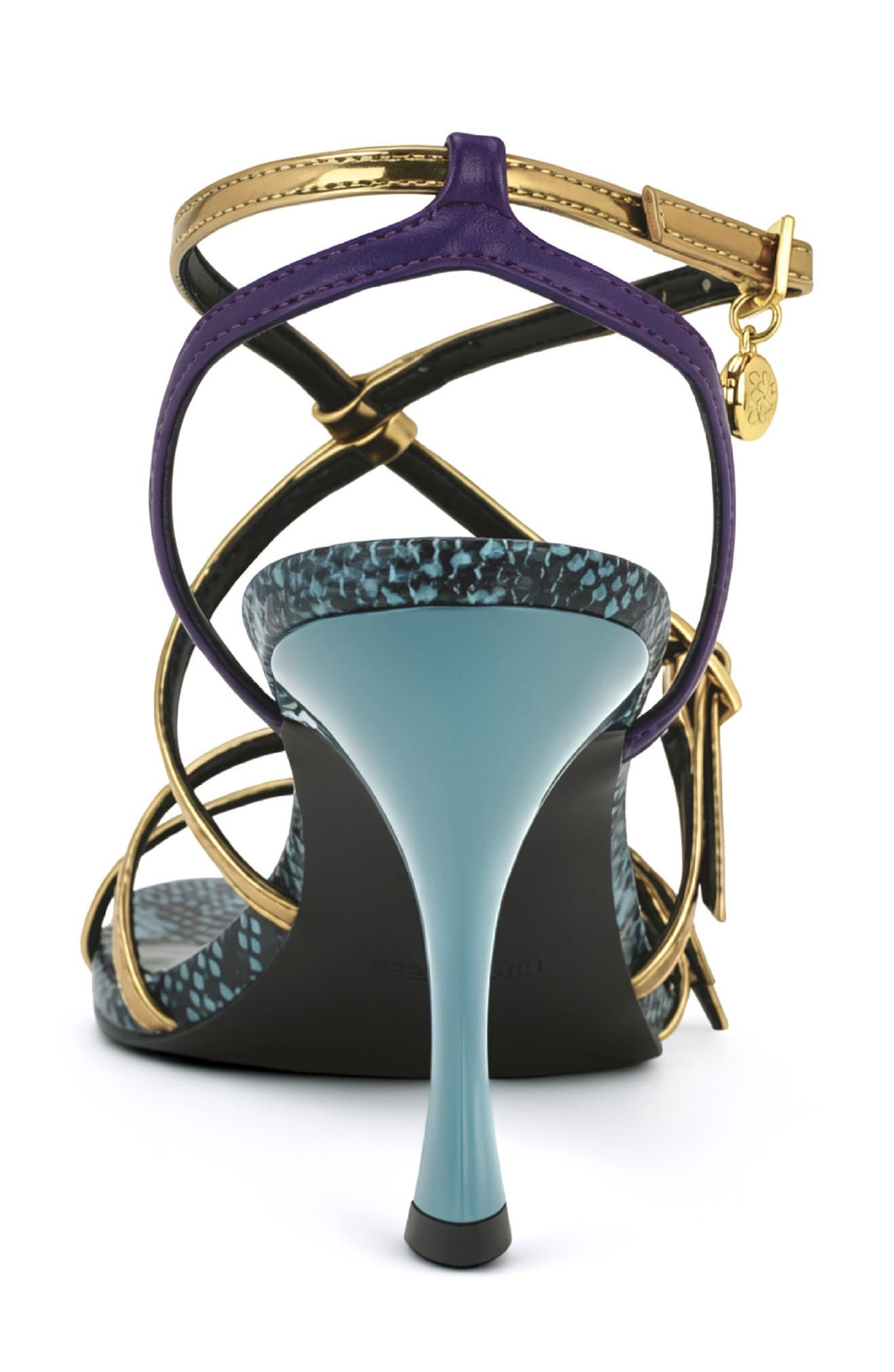 Lavva Buckle Ankle Strap Sandal, Alternate, color, GOLD