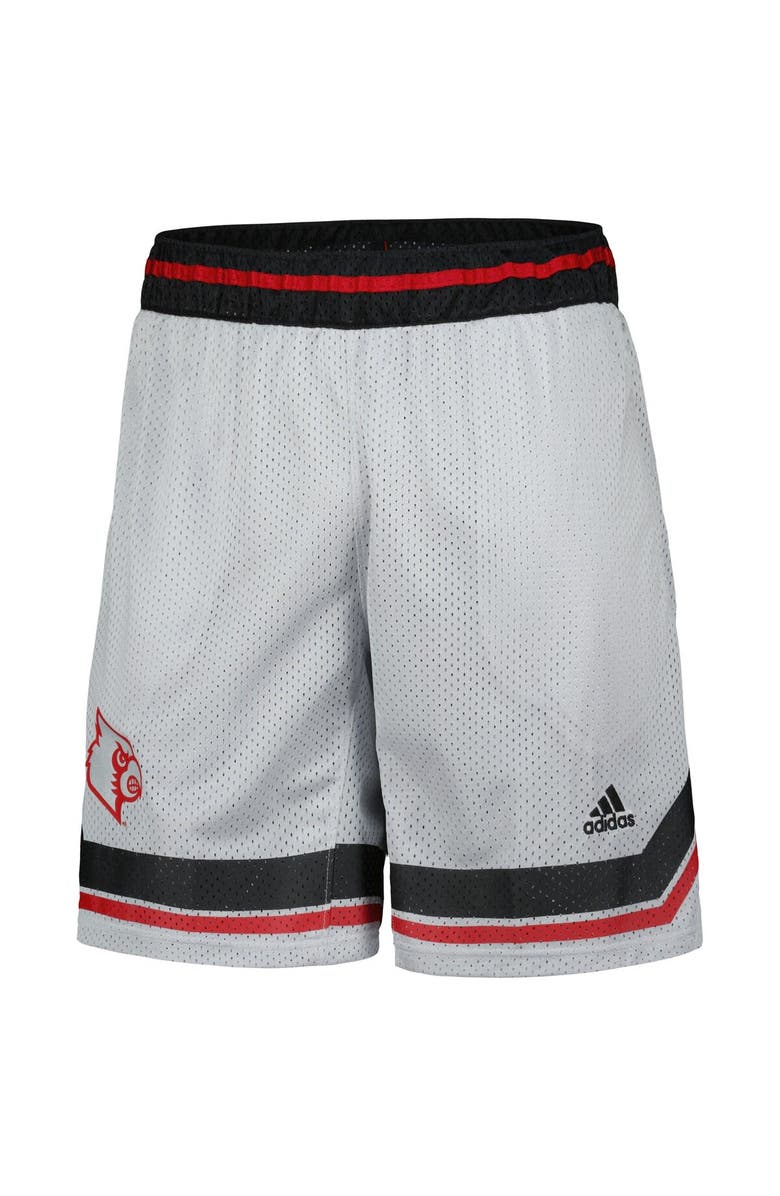 adidas Men's adidas Gray Louisville Cardinals Swingman AEROREADY Basketball Shorts, Alternate, color, Gray