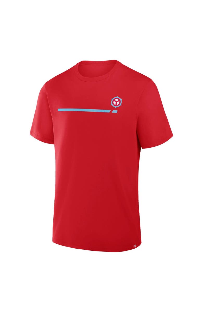 FANATICS Men's Fanatics Red Chicago Fire Corner Kick Legacy T-Shirt, Alternate, color, Red
