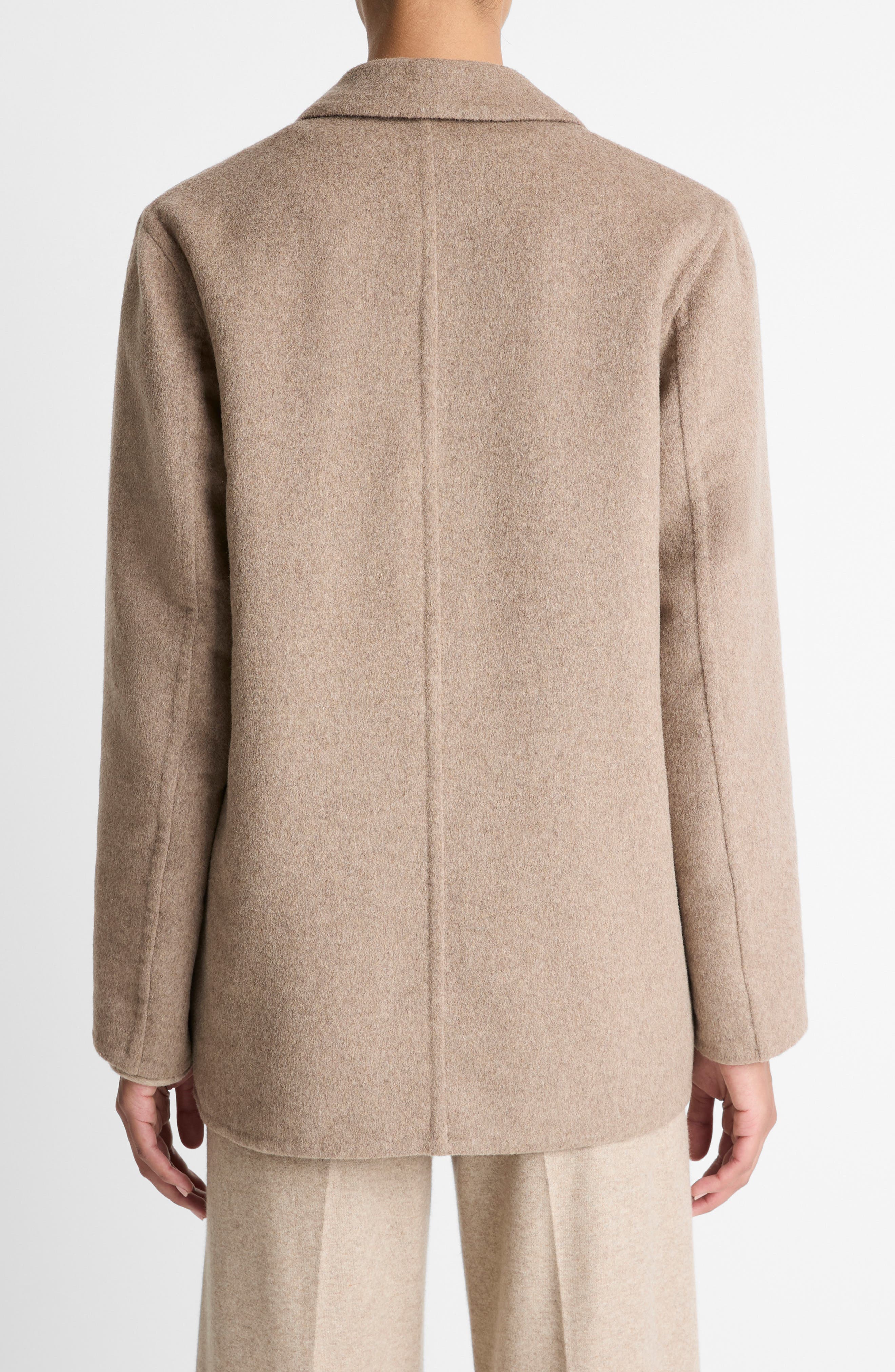 Double Face Wool Blend Blazer - image 2