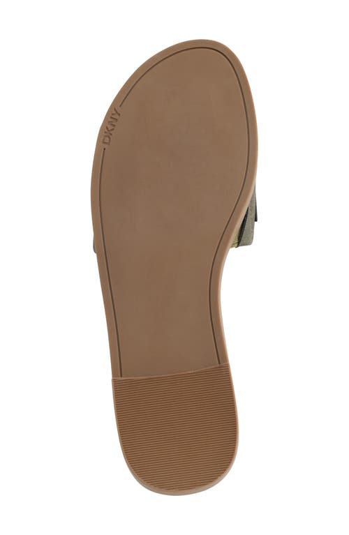 Dkny Willow Slide Sandal In Green