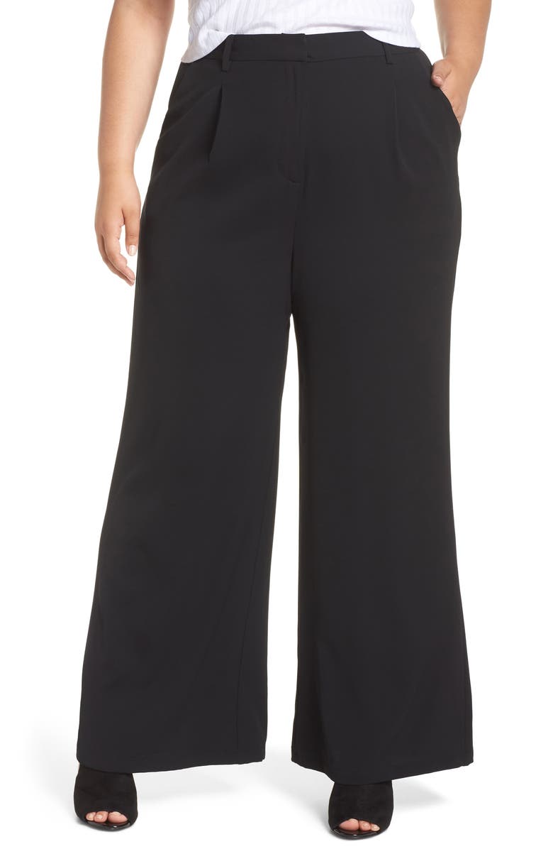 Leith High Waist Flare Pants, Main, color,