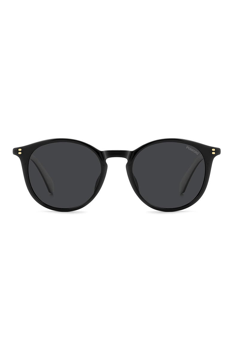 51mm Polarized Phantos Sunglasses, Main, color, BLACK/ GREY
