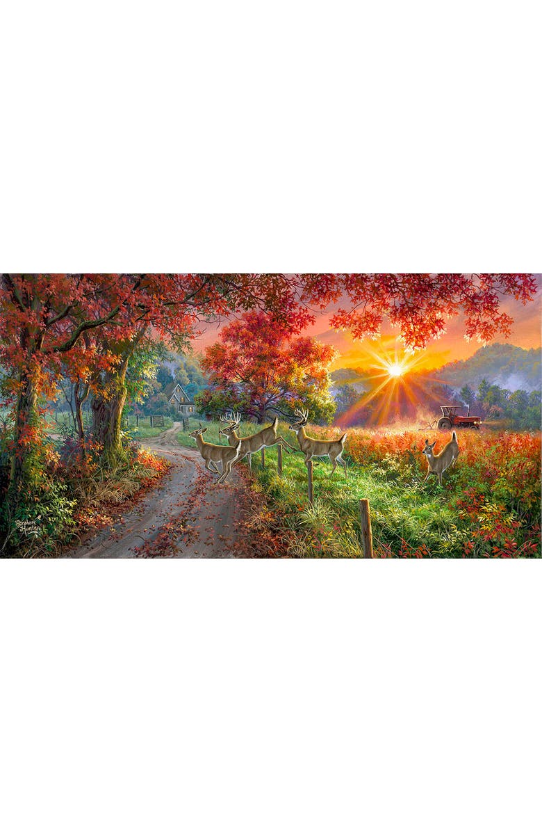 Sunsout Country Lane Whitetails 500 piece Jigsaw Puzzle for Adults, Alternate, color, Multicolor
