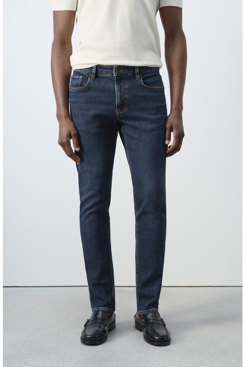 Jan Slim Fit Jeans, Alternate, color, DARK BLUE