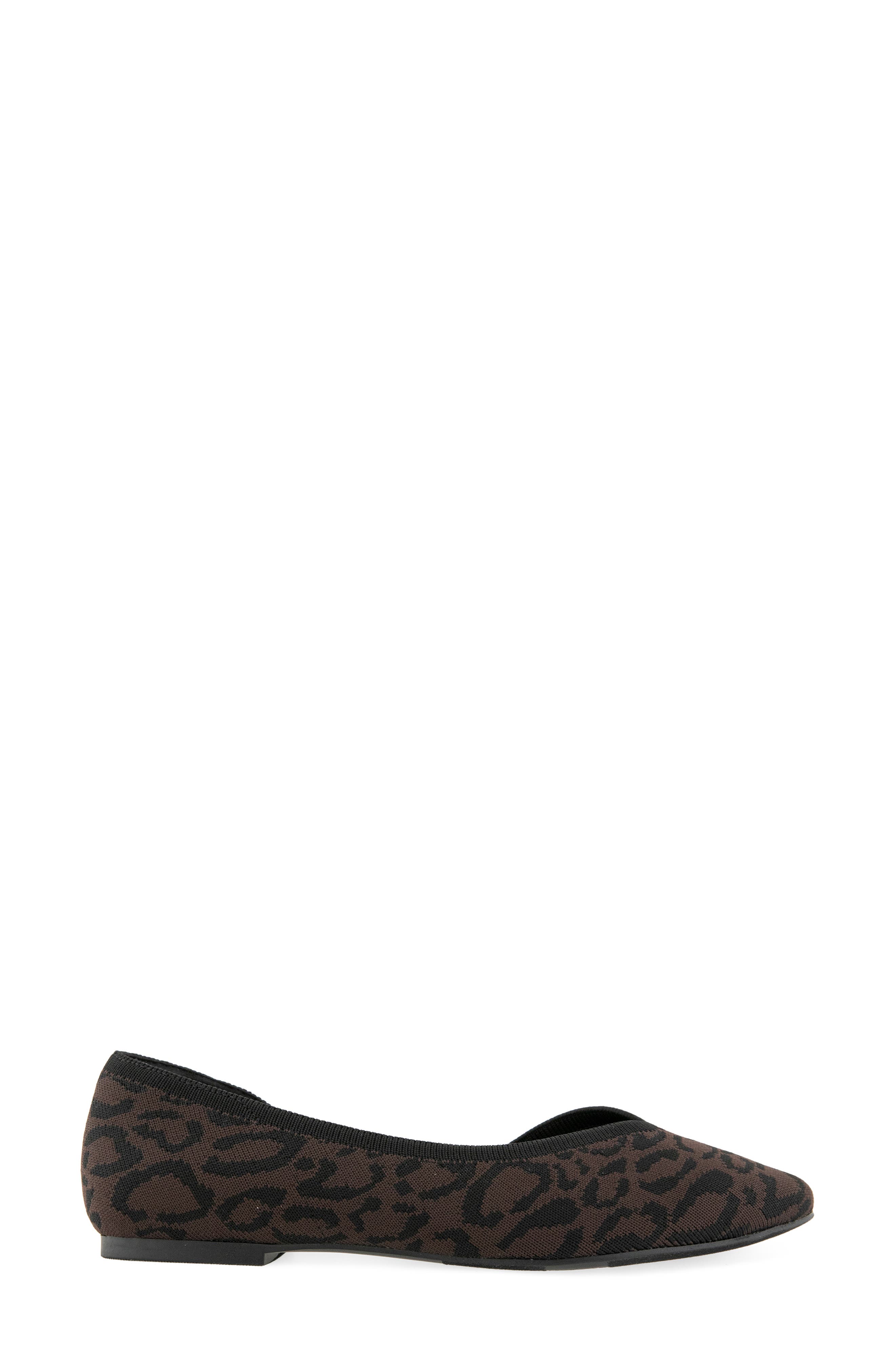 Gavah D'Orsay Flat, Alternate, color, ESPRESSO LEOPARD