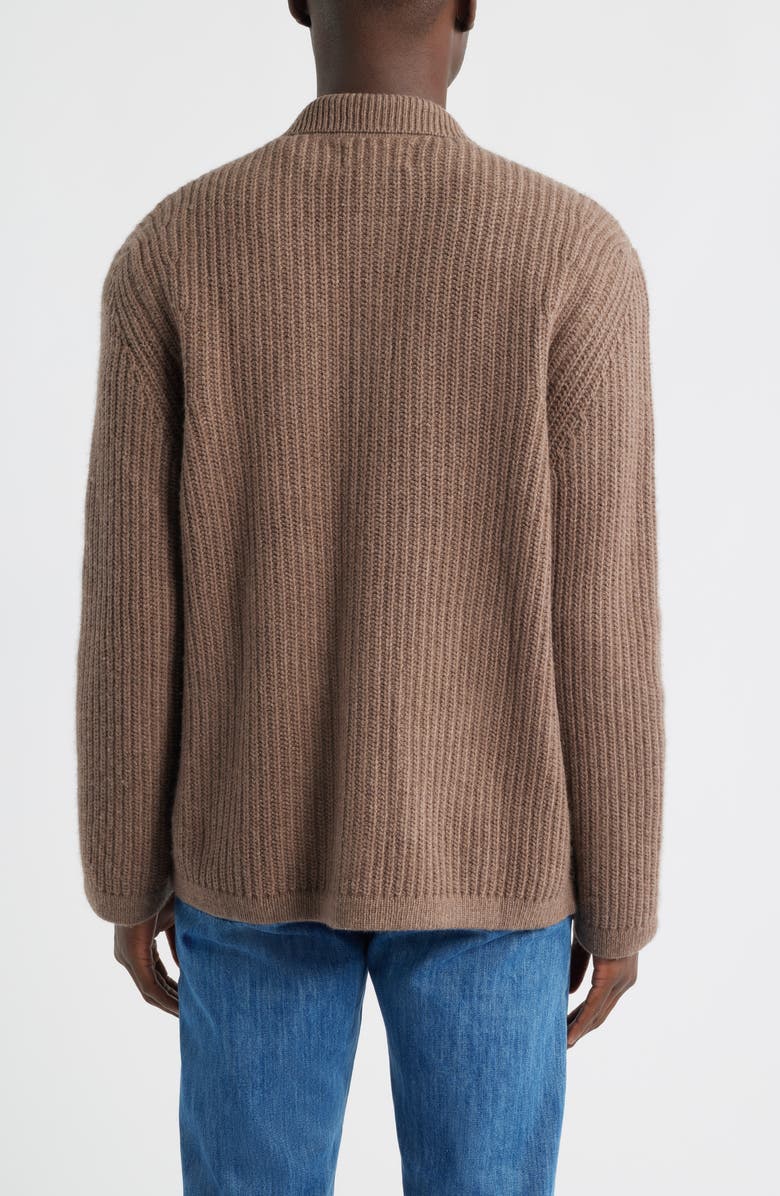 ALEX CRANE Kite Merino Wool Cardigan, Alternate, color, Coffee