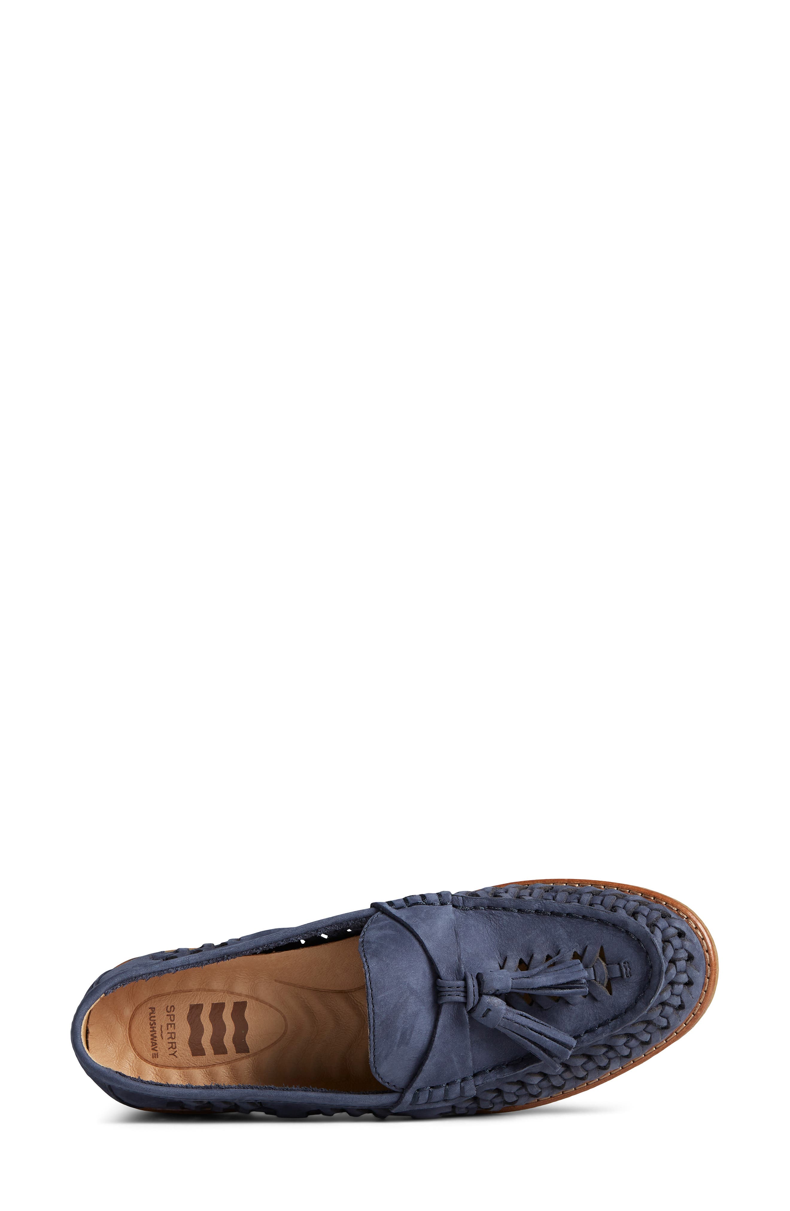 Sperry Seaport Woven Loafer, Alternate, color, NAVY