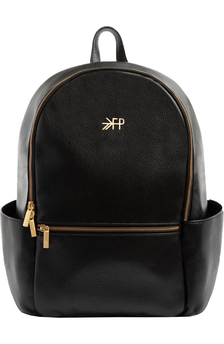 Freshly Picked Classic City Pack Faux Leather Diaper Bag, Main, color,