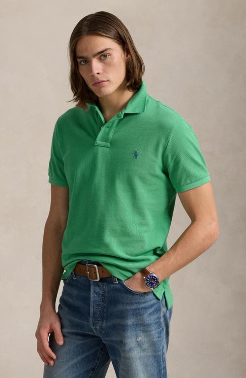 Polo Ralph Lauren The Iconic Solid Green Cotton Piqué Polo