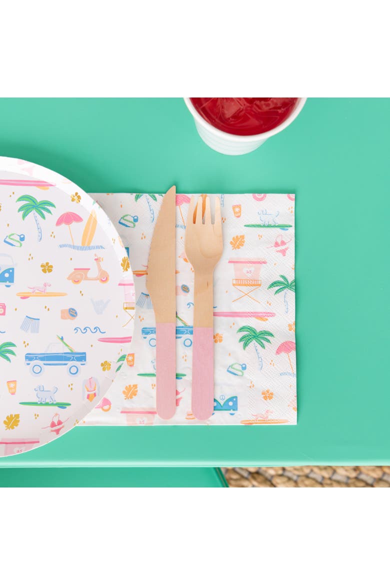 Surf's Up Plates, Alternate, color, Dinner Plates